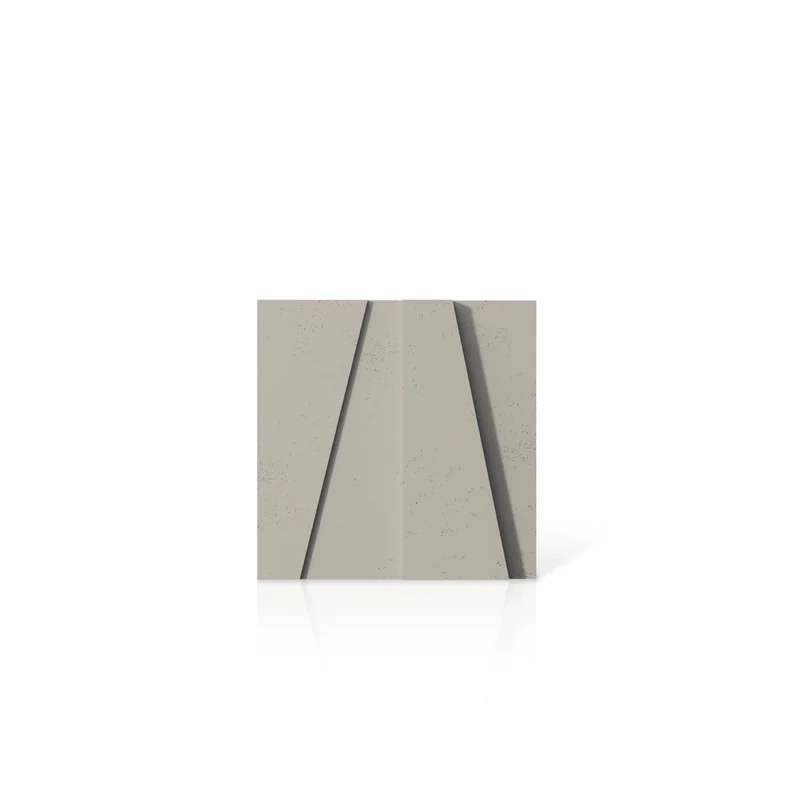 3D Concrete Wall Panels BOOKCASE