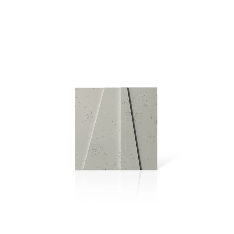 3D Concrete Wall Panels BOOKCASE