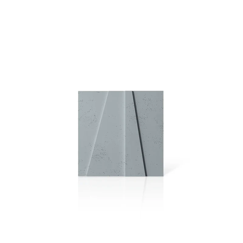 3D Concrete Wall Panels BOOKCASE