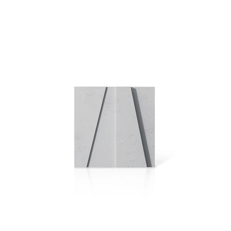 3D Concrete Wall Panels BOOKCASE