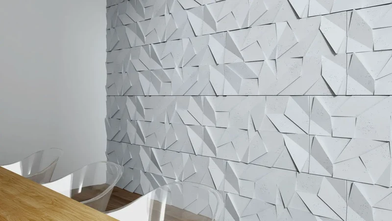 3D Concrete Wall Panels MULTICRYSTAL