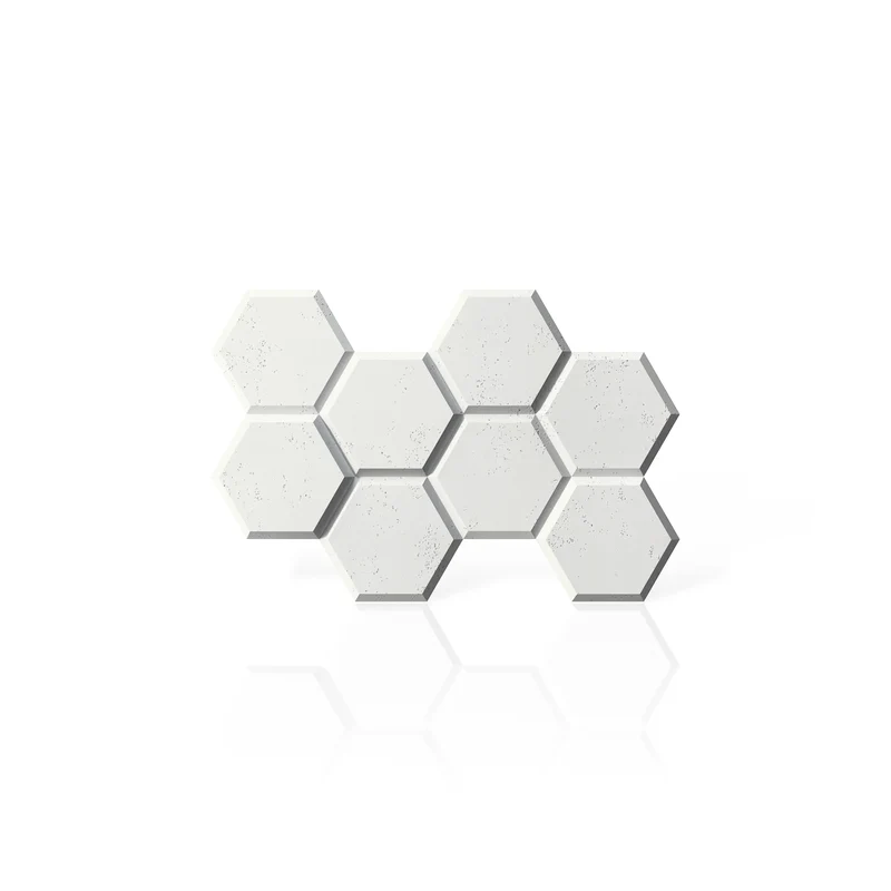 3D Concrete Wall Panels HEXAGON