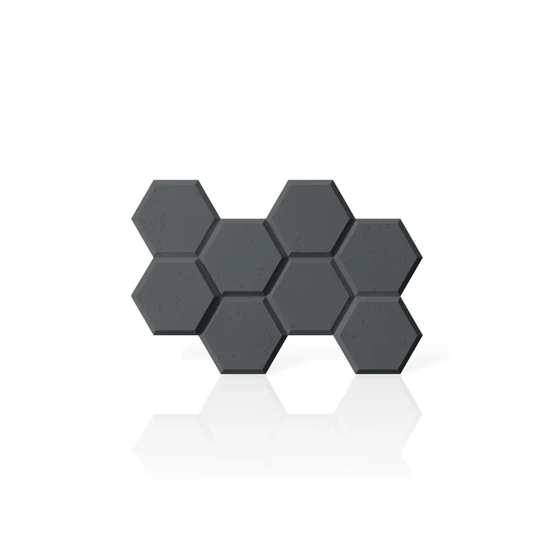 3D Concrete Wall Panels HEXAGON