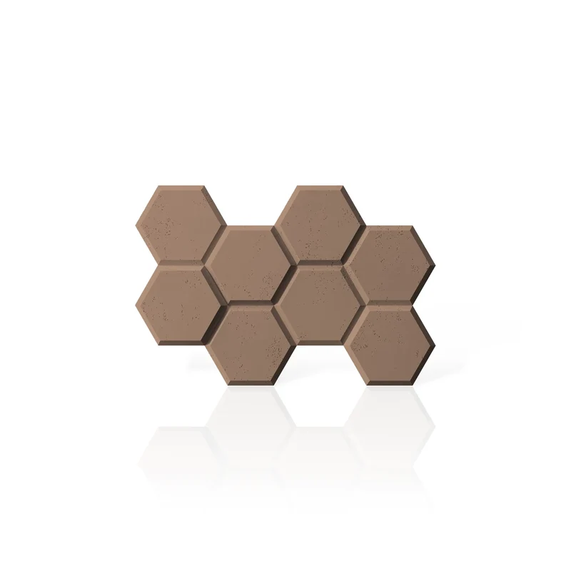 3D Concrete Wall Panels HEXAGON