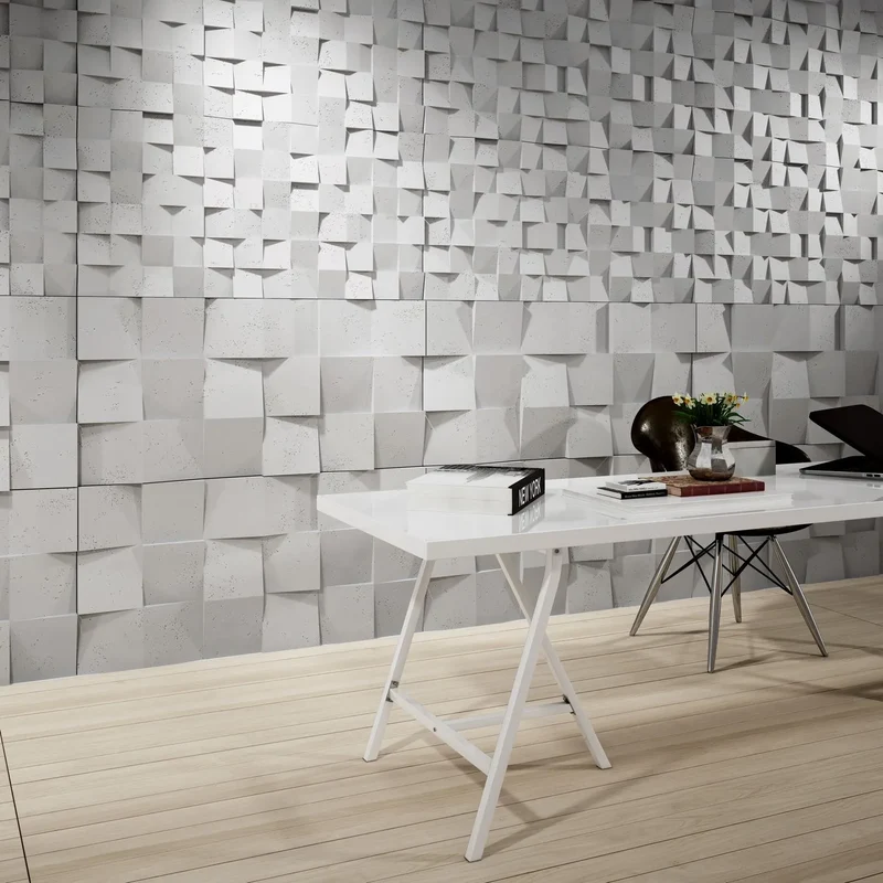 3D Concrete Wall Panels MULTISQUARES