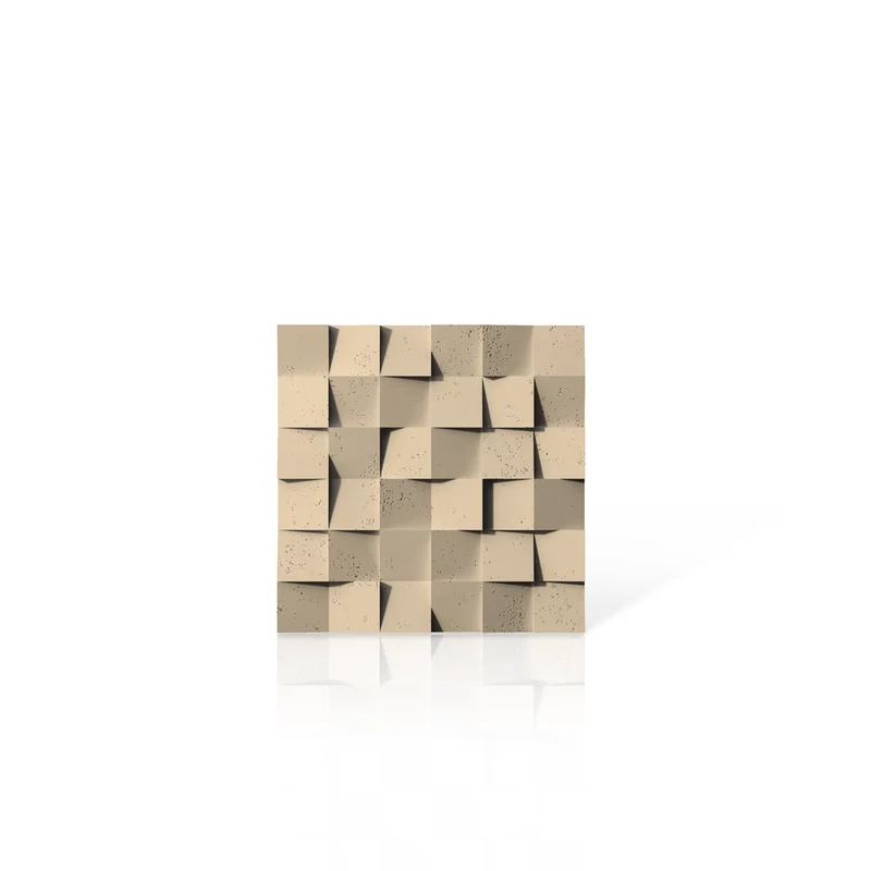 3D Concrete Wall Panels MULTISQUARES