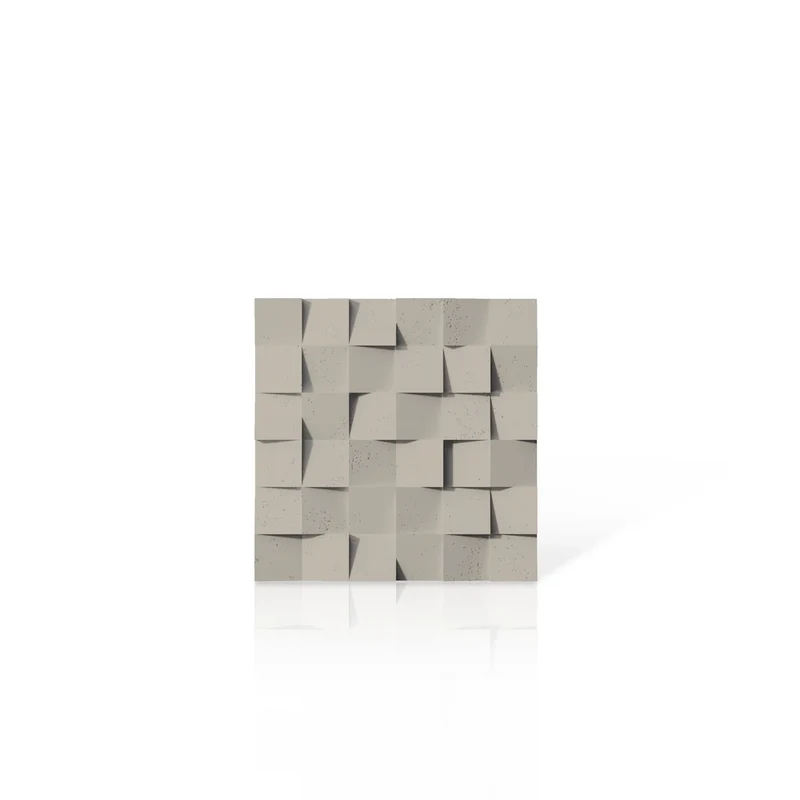 3D Concrete Wall Panels MULTISQUARES