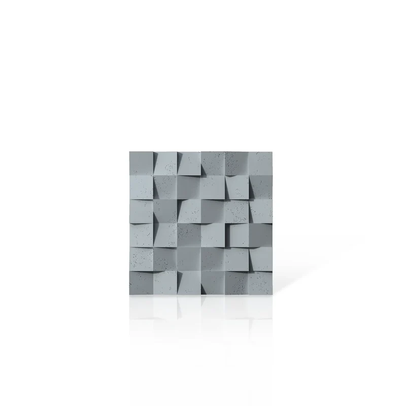 3D Concrete Wall Panels MULTISQUARES