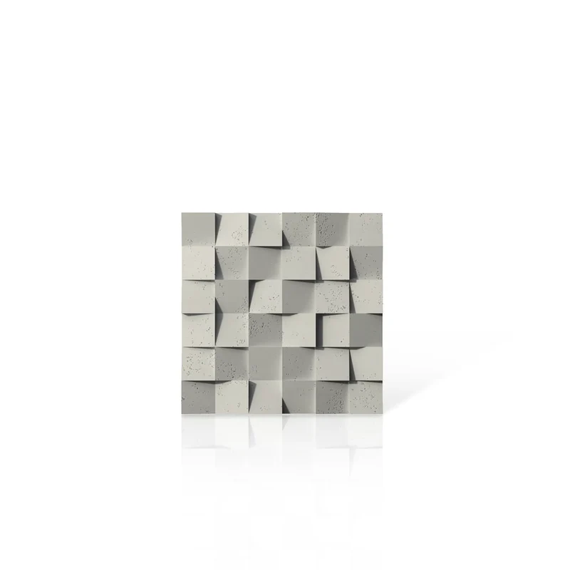 3D Concrete Wall Panels MULTISQUARES