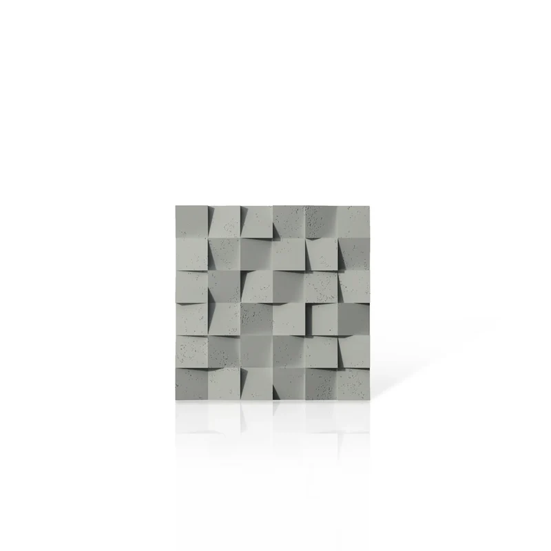 3D Concrete Wall Panels MULTISQUARES
