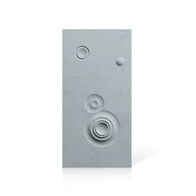 3D Concrete Wall Panels MOONS Models C&D
