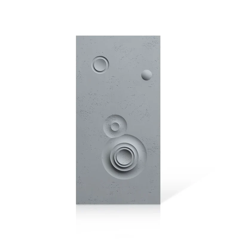 3D Concrete Wall Panels MOONS Models C&D