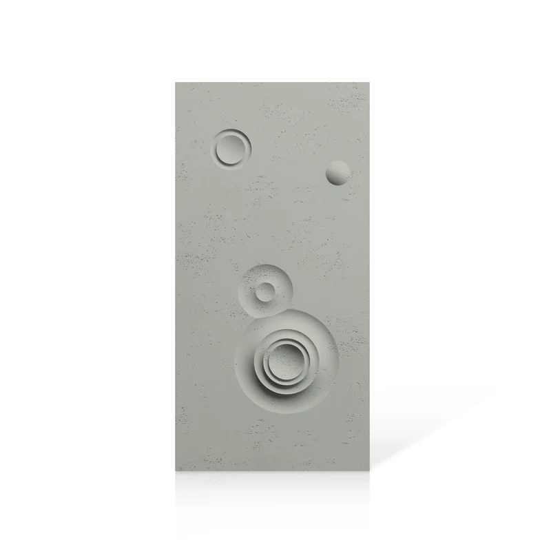 3D Concrete Wall Panels MOONS Models C&D