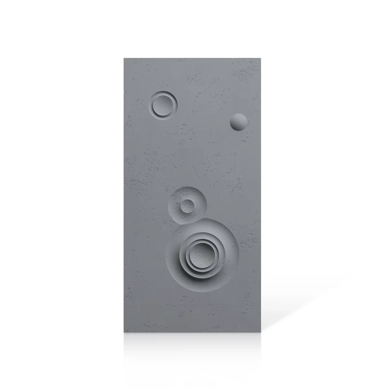 3D Concrete Wall Panels MOONS Models C&D