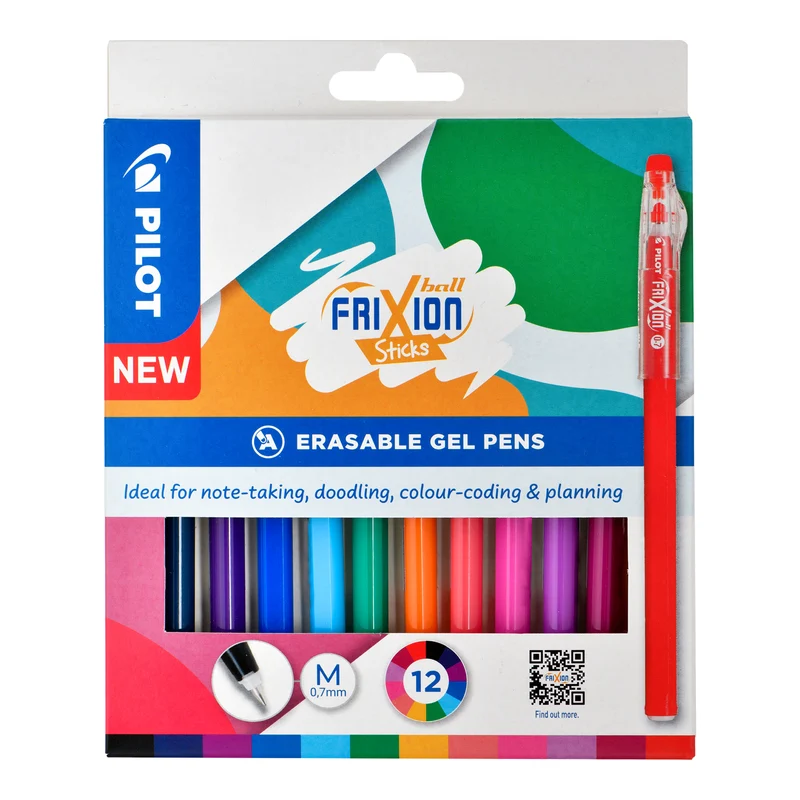 Pilot - Frixion - Erasable Pens Ball stick 12pk