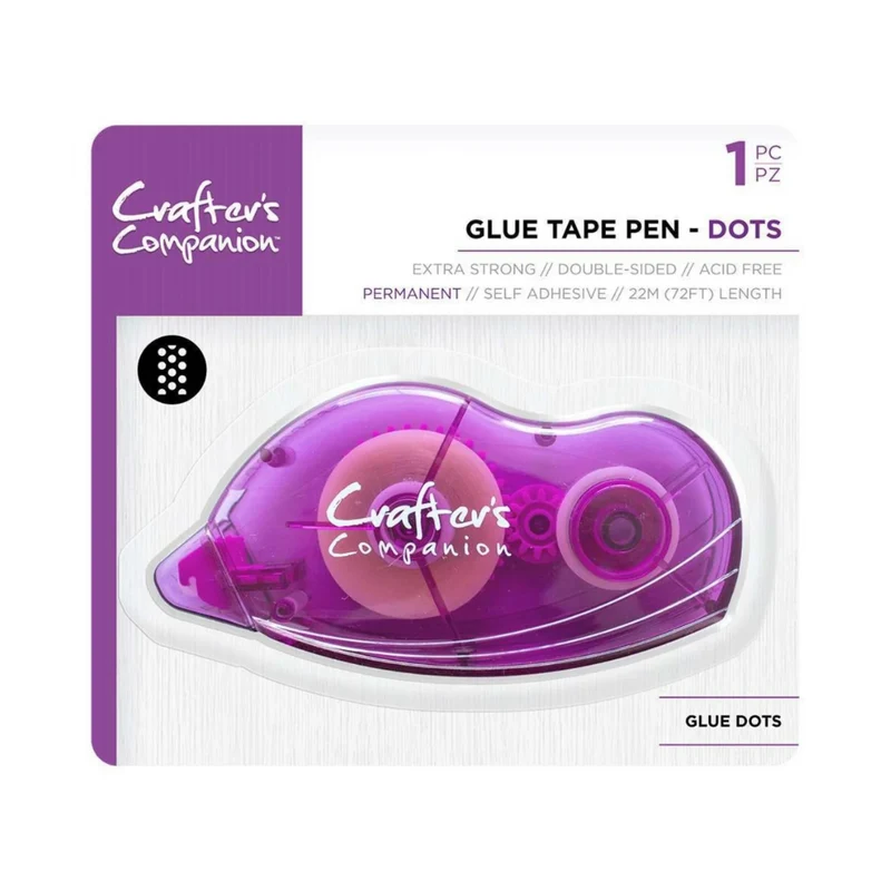 Crafter's Companion - Extra Strong Permanent Glue Dots Tape Pen