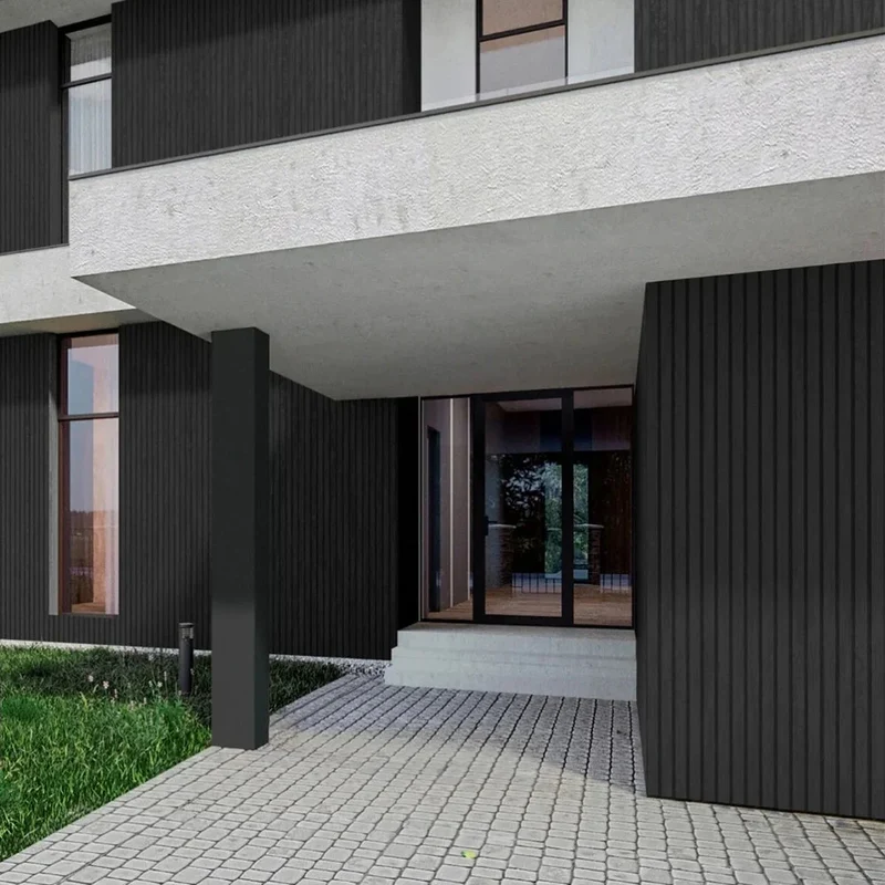 Wood Texture Flexible Wall Panels LINE GRAPHITE