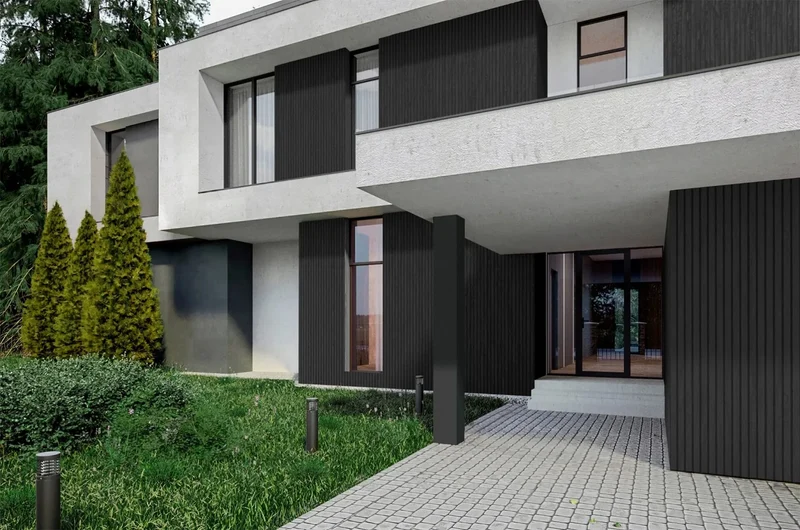 Wood Texture Flexible Wall Panels LINE GRAPHITE