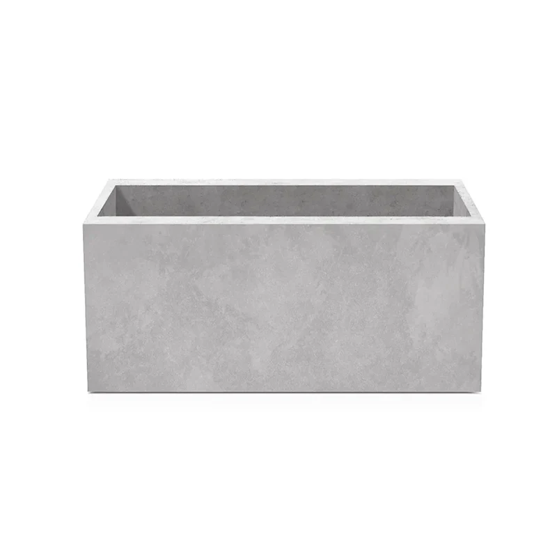 Outdoor Concrete Planters - Rectangle 50x120x50 cm