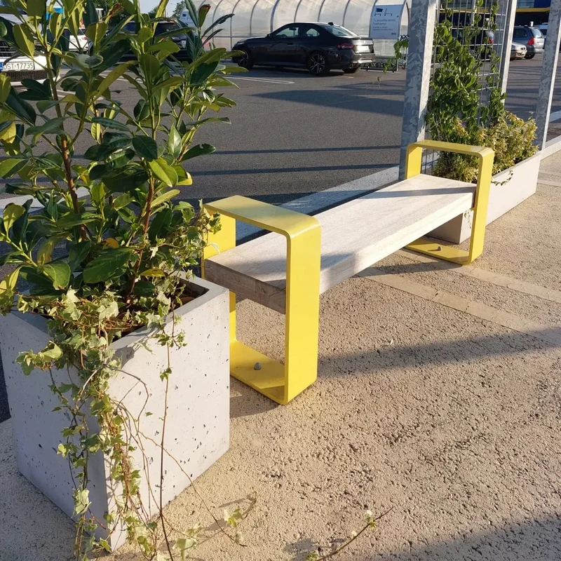 Outdoor Concrete Planters - Rectangle 50x120x50 cm