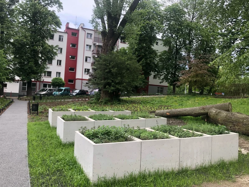 Outdoor Concrete Planters - Rectangle 50x120x50 cm