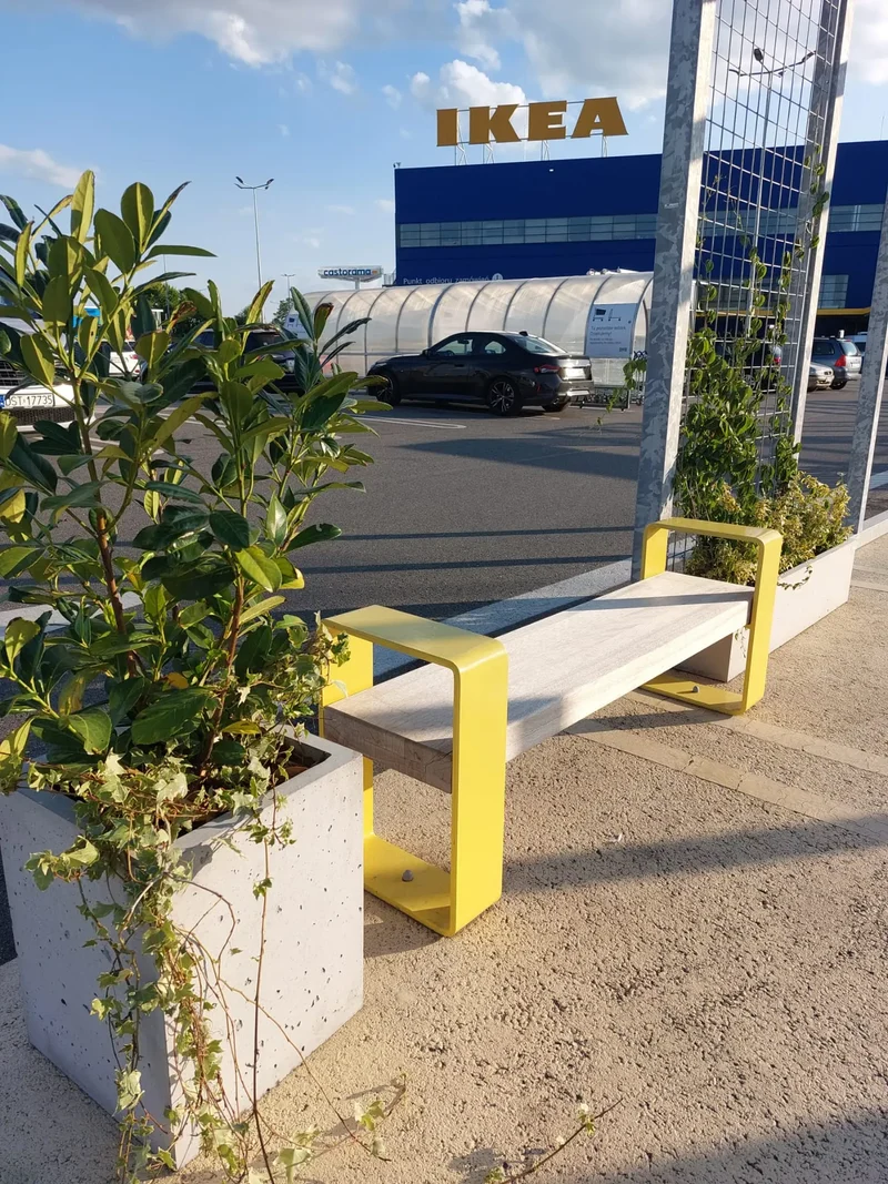Outdoor Concrete Planters - Rectangle 50x120x50 cm