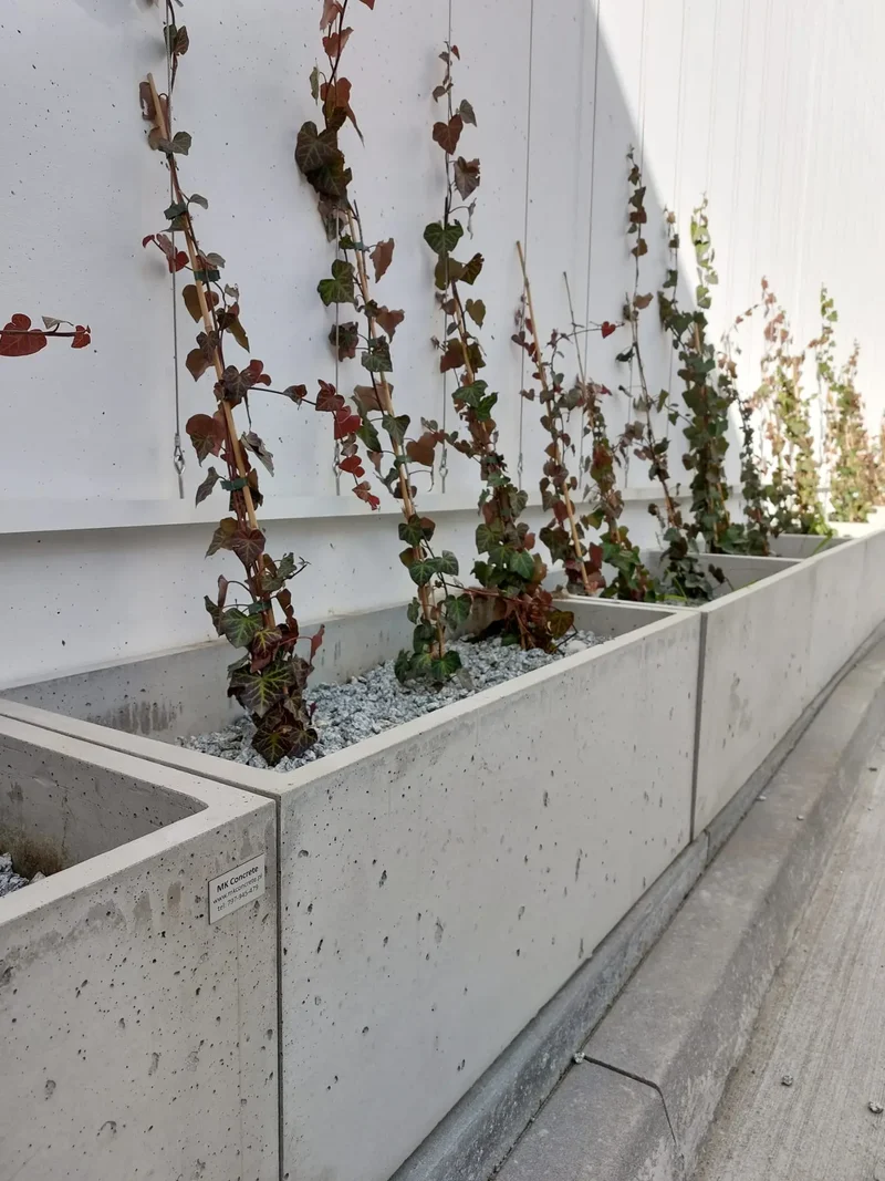 Outdoor Concrete Planters - Rectangle 50x120x50 cm