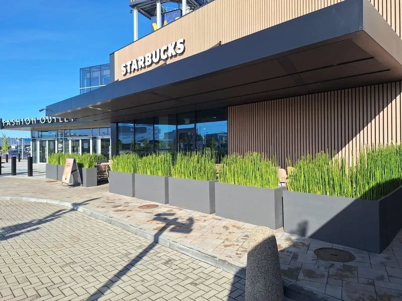 Outdoor Concrete Planters - Rectangle 30x100x40 cm