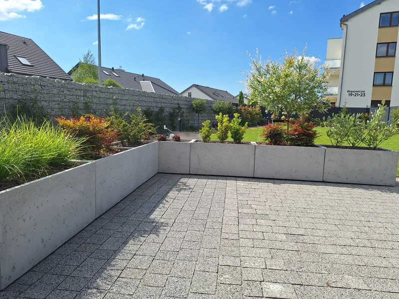 Outdoor Concrete Planters - Rectangle 30x100x40 cm