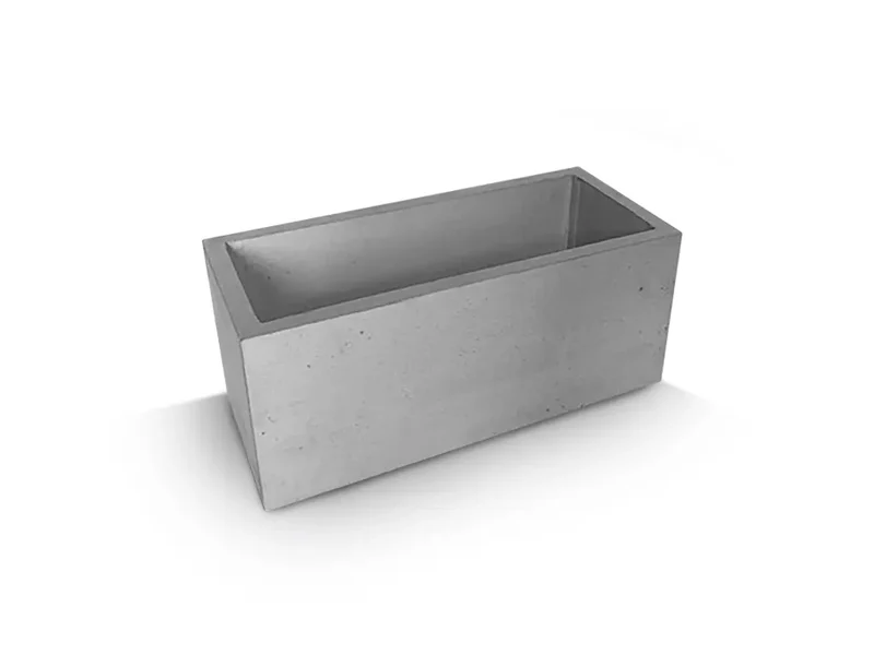 Outdoor Concrete Planters - Rectangle 50x120x50 cm