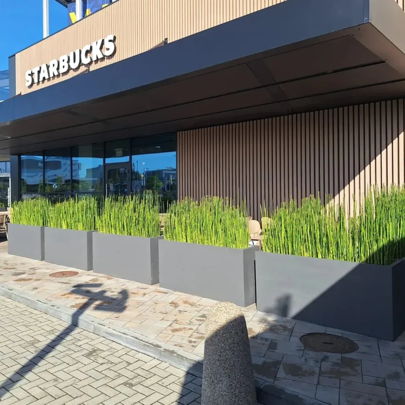Outdoor Concrete Planters - Rectangle 40x120x60 cm