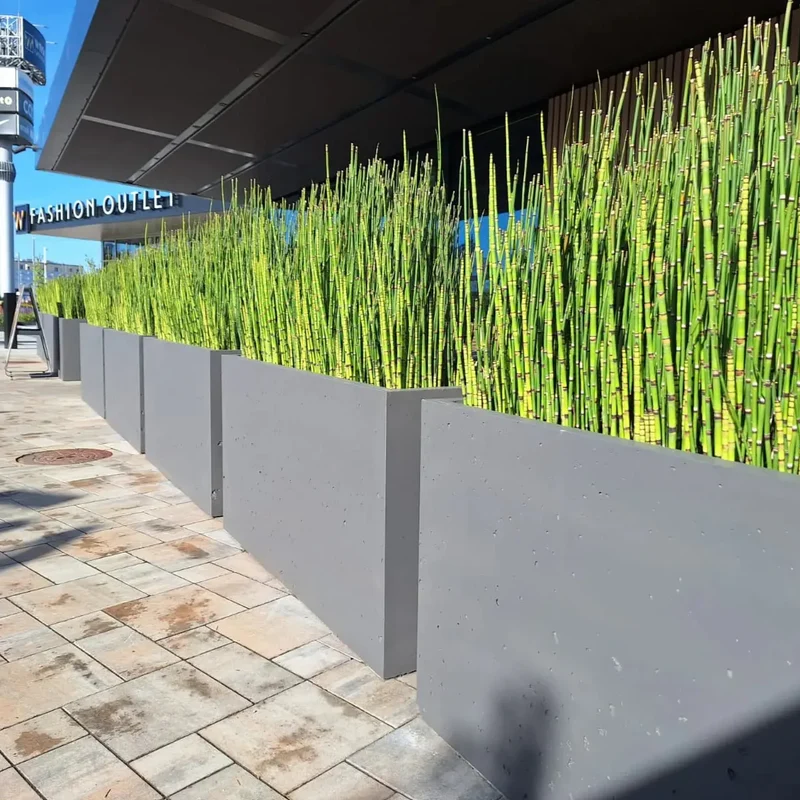 Outdoor Concrete Planters - Rectangle 40x100x60 cm