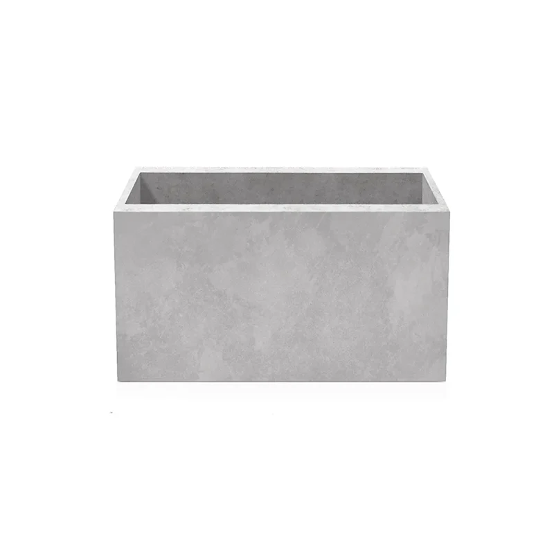 Outdoor Concrete Planters - Rectangle 50x100x50 cm