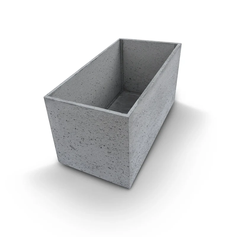 Outdoor Concrete Planters - Rectangle 50x100x50 cm