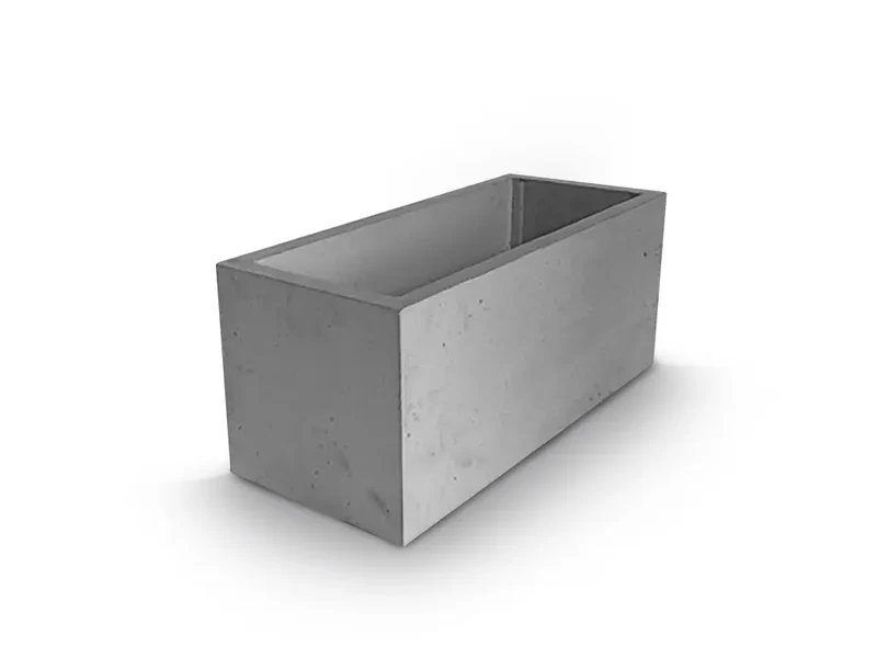 Outdoor Concrete Planters - Rectangle 50x100x50 cm