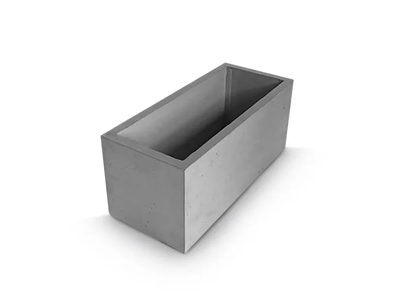 Outdoor Concrete Planters - Rectangle 50x100x50 cm