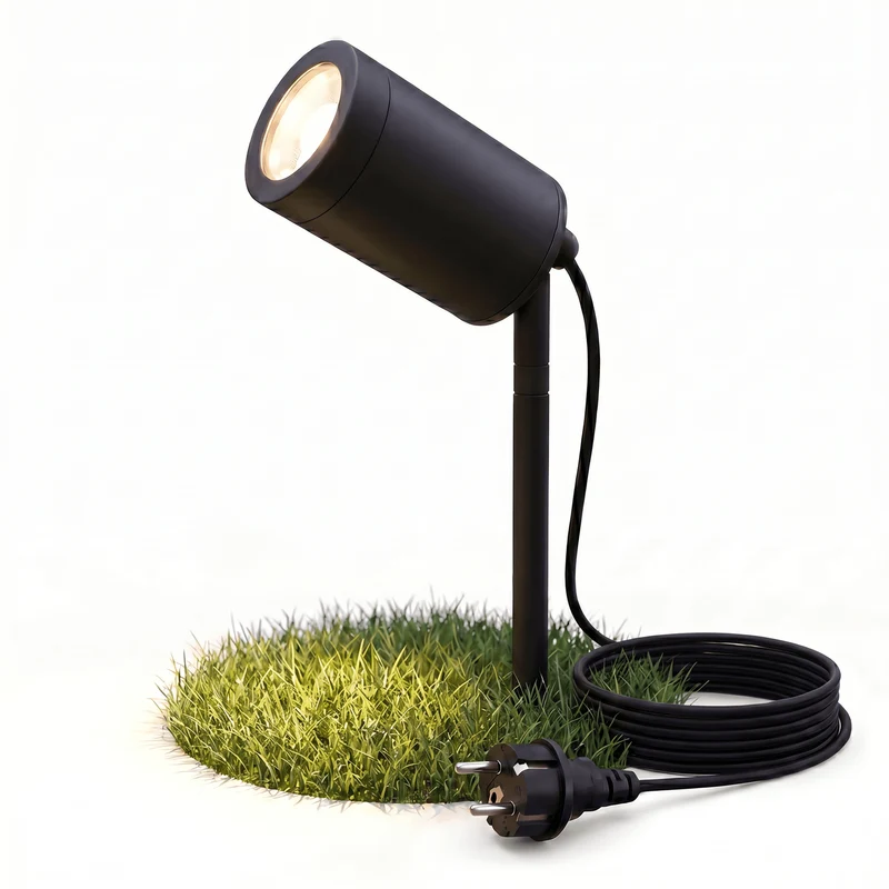 Gartenstrahler mit Erdspieß IP67 inkl. LED GU10 5W 230V Dimmbar