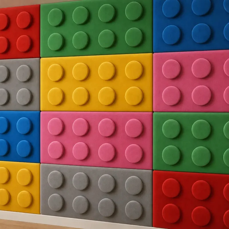 Soft Foam Wall Panels - BUILDING BLOCKS For Kids 25x50