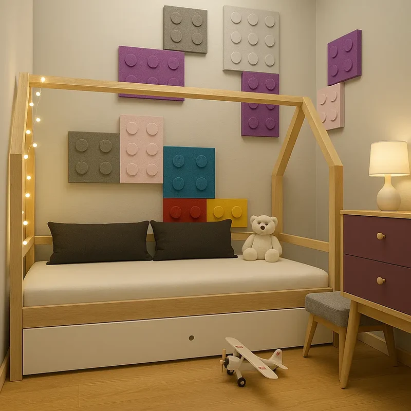 Soft Foam Wall Panels - BUILDING BLOCKS For Kids 25x25