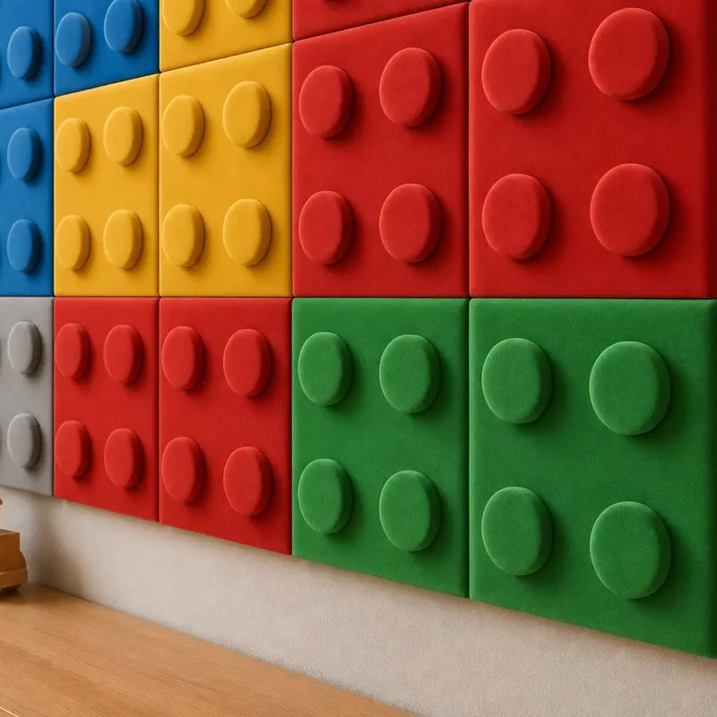 Soft Foam Wall Panels - BUILDING BLOCKS For Kids 25x25