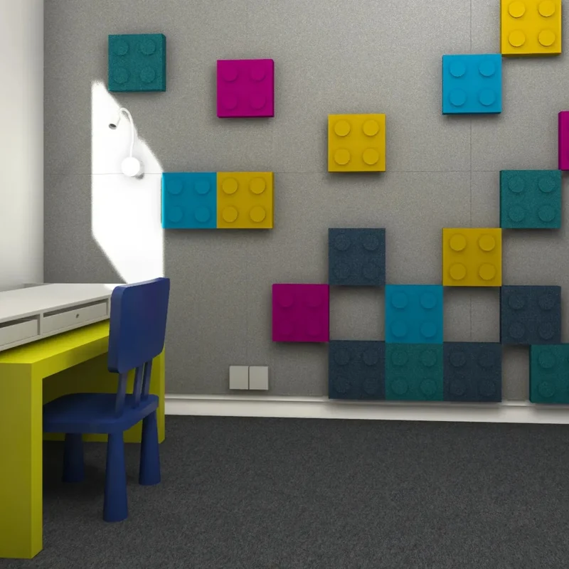 Soft Foam Wall Panels - BUILDING BLOCKS For Kids 25x25