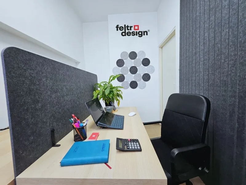 Felt Privacy Screen - Acoustic Office Partition 60x60