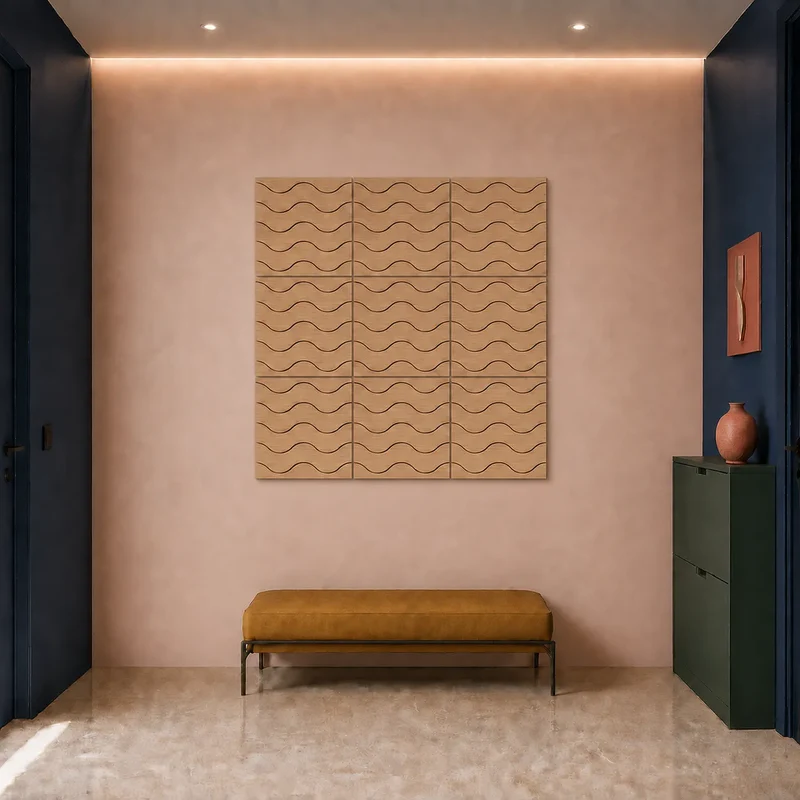 GrooveCraft Milled Acoustic Wall Panels MDF - 8