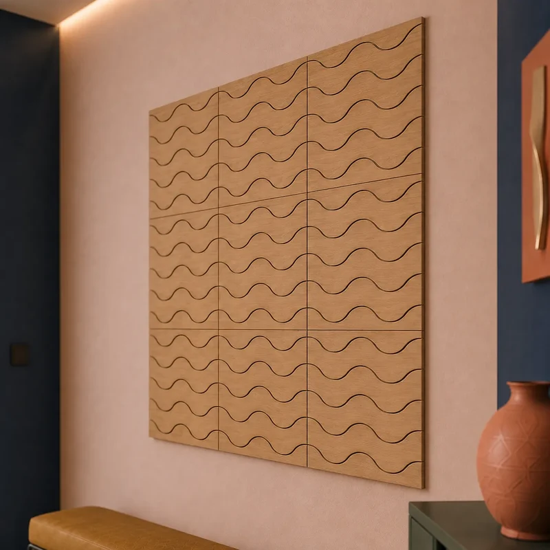 GrooveCraft Milled Acoustic Wall Panels MDF - 8