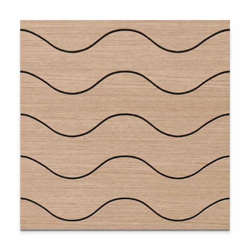 GrooveCraft Milled Acoustic Wall Panels MDF - 8