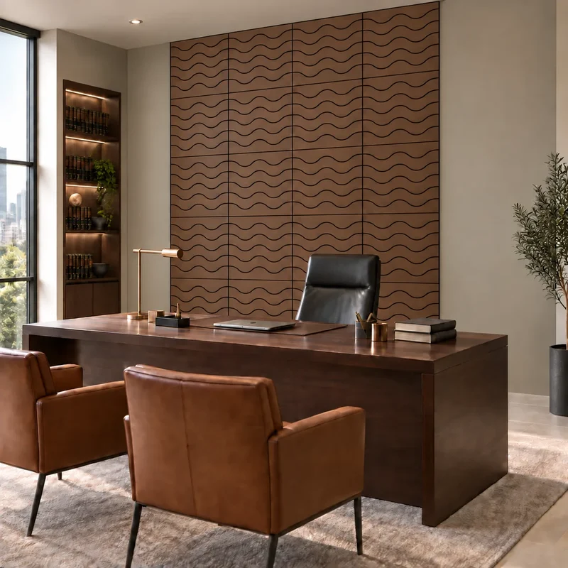 GrooveCraft Milled Acoustic Wall Panels MDF - 8
