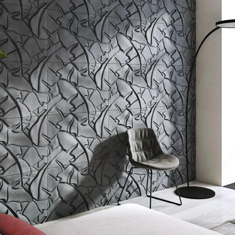 3D Concrete Wall Panels LEAF