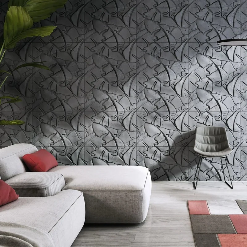 3D Concrete Wall Panels LEAF