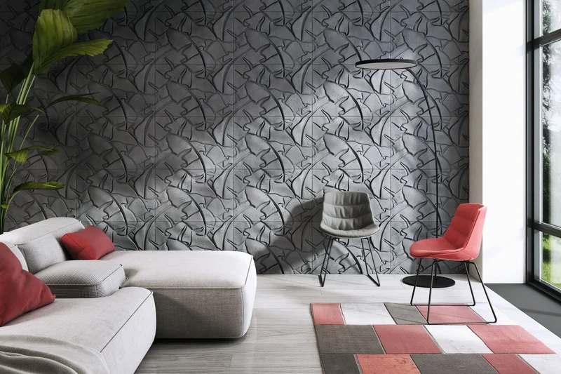 3D Concrete Wall Panels LEAF