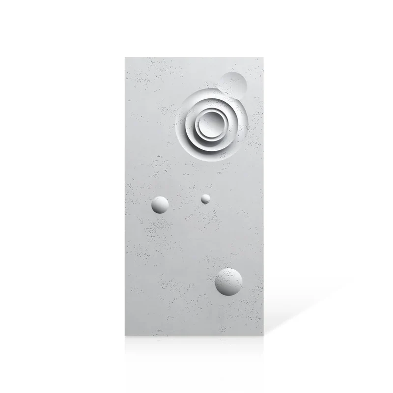 3D Concrete Wall Panels MOONS Models A&B